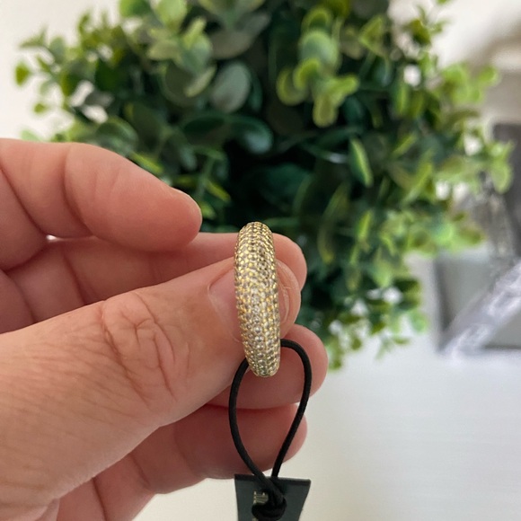 Brand New Rachel Zoe Gold over Sterling Silver 925 Cubic Zirconia size 7 ring - Picture 2 of 8